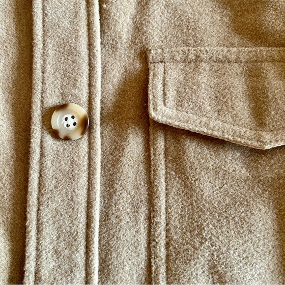 Wool-Blend Shirt Jacket - Picture 5 of 7